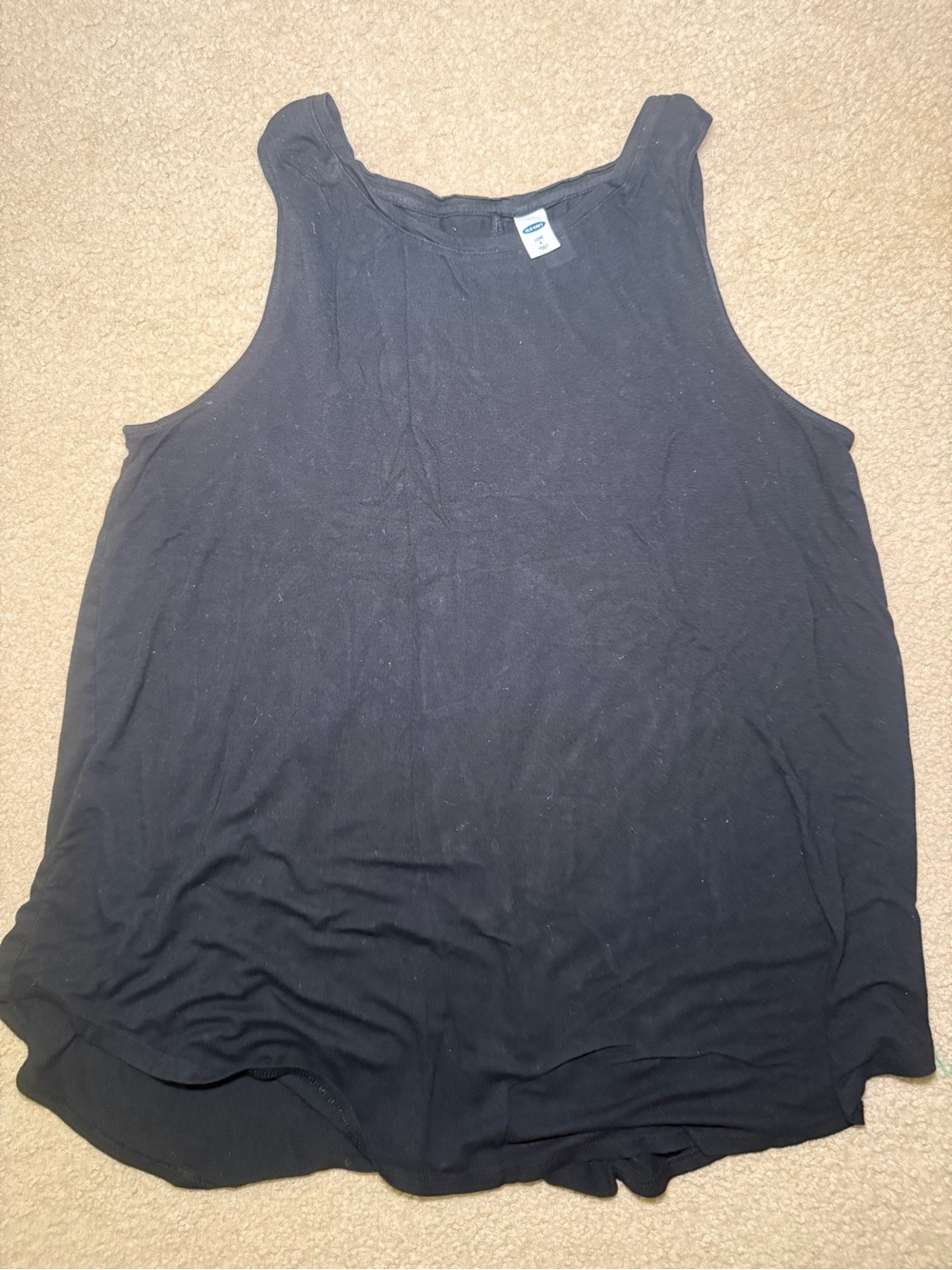 Old Navy Black Women's Scoop Neck Tank Top